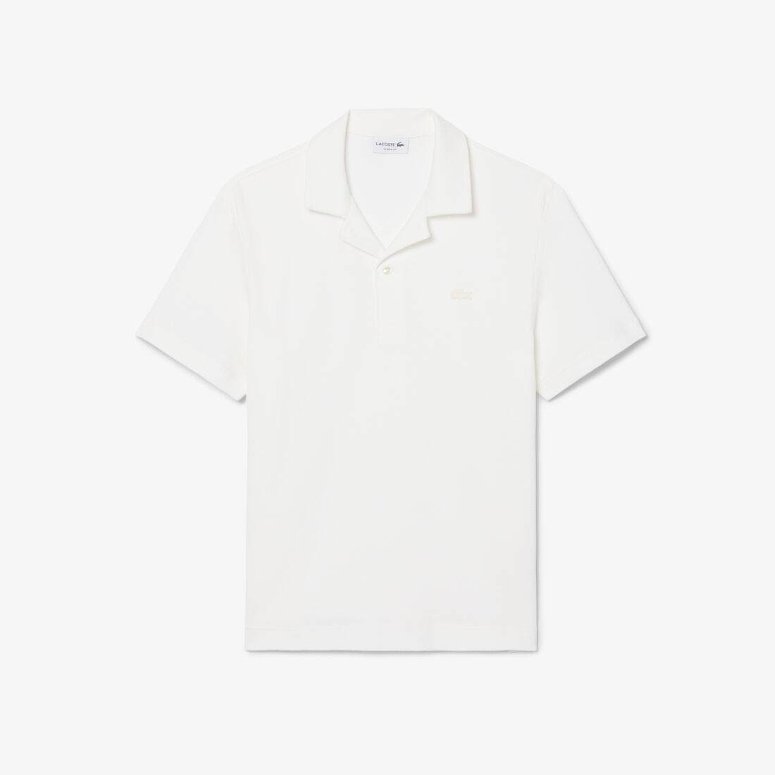 lacoste classic fit textured polo shirt
