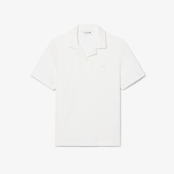 lacoste classic fit textured polo shirt