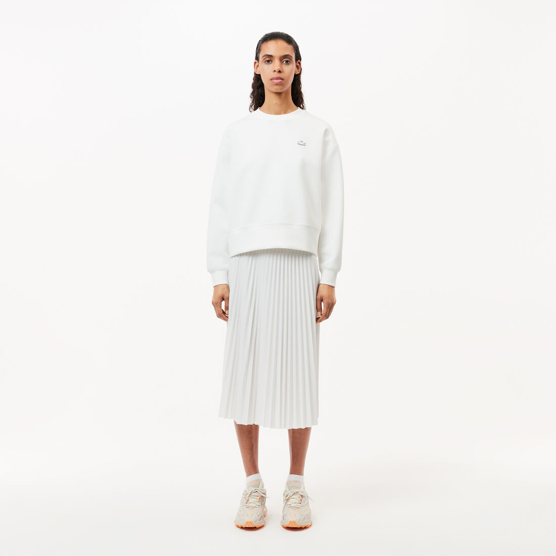 تنورة نسائية بطيات بخصر مطاطي