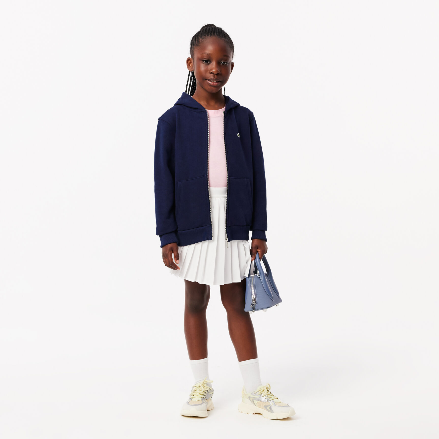 هودي بجيب الكنغر وسحاب أمامي هودي بجيب الكنغر وسحاب أمامي