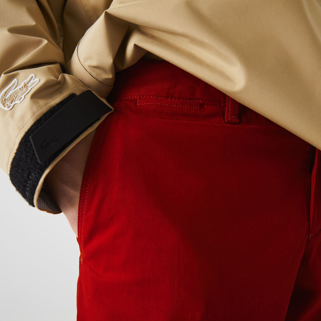 Men's Slim Fit Stretch Gabardine Bermuda Shorts Men's Slim Fit Stretch Gabardine Bermuda Shorts