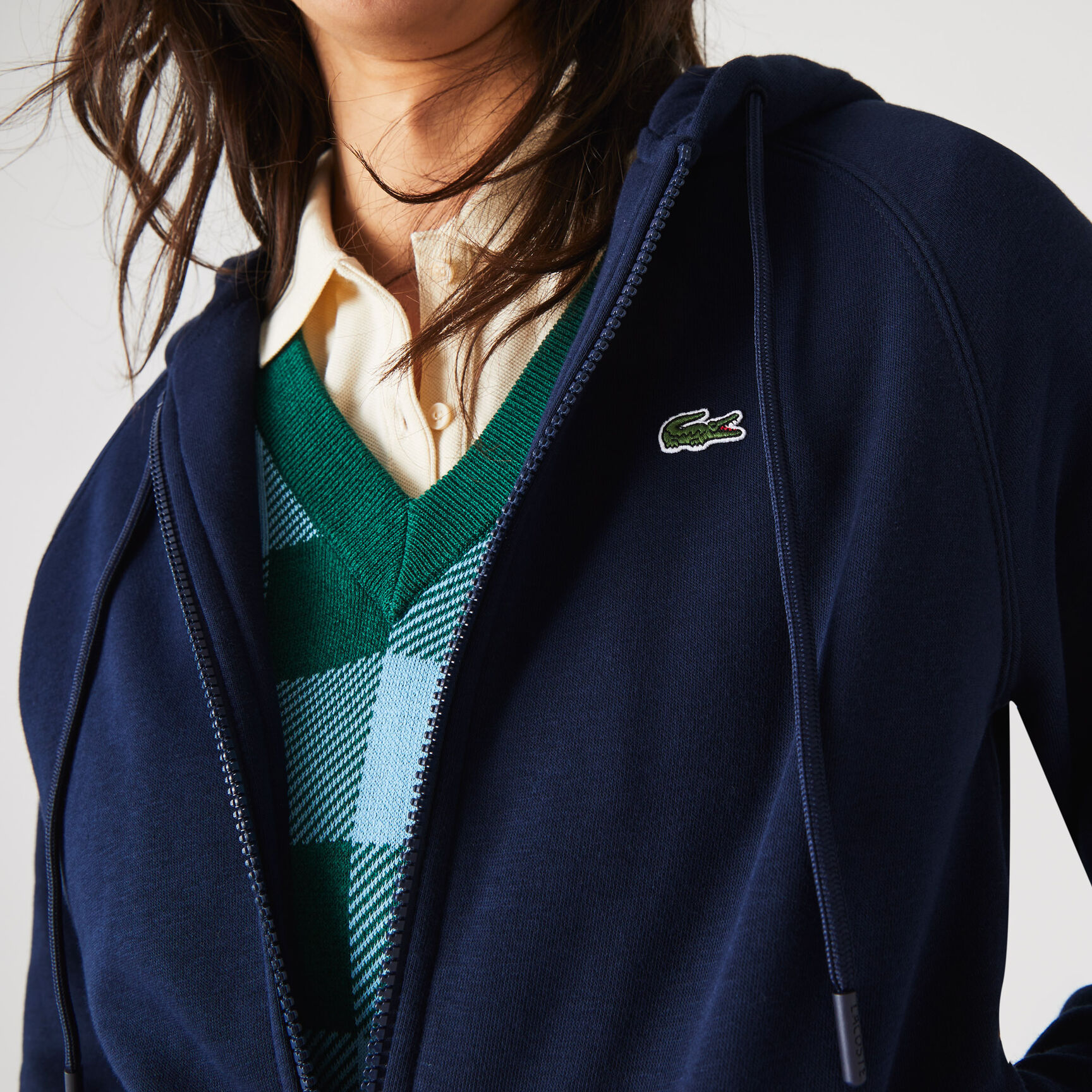 Women's Cotton Blend Fleece Zip Hoodie