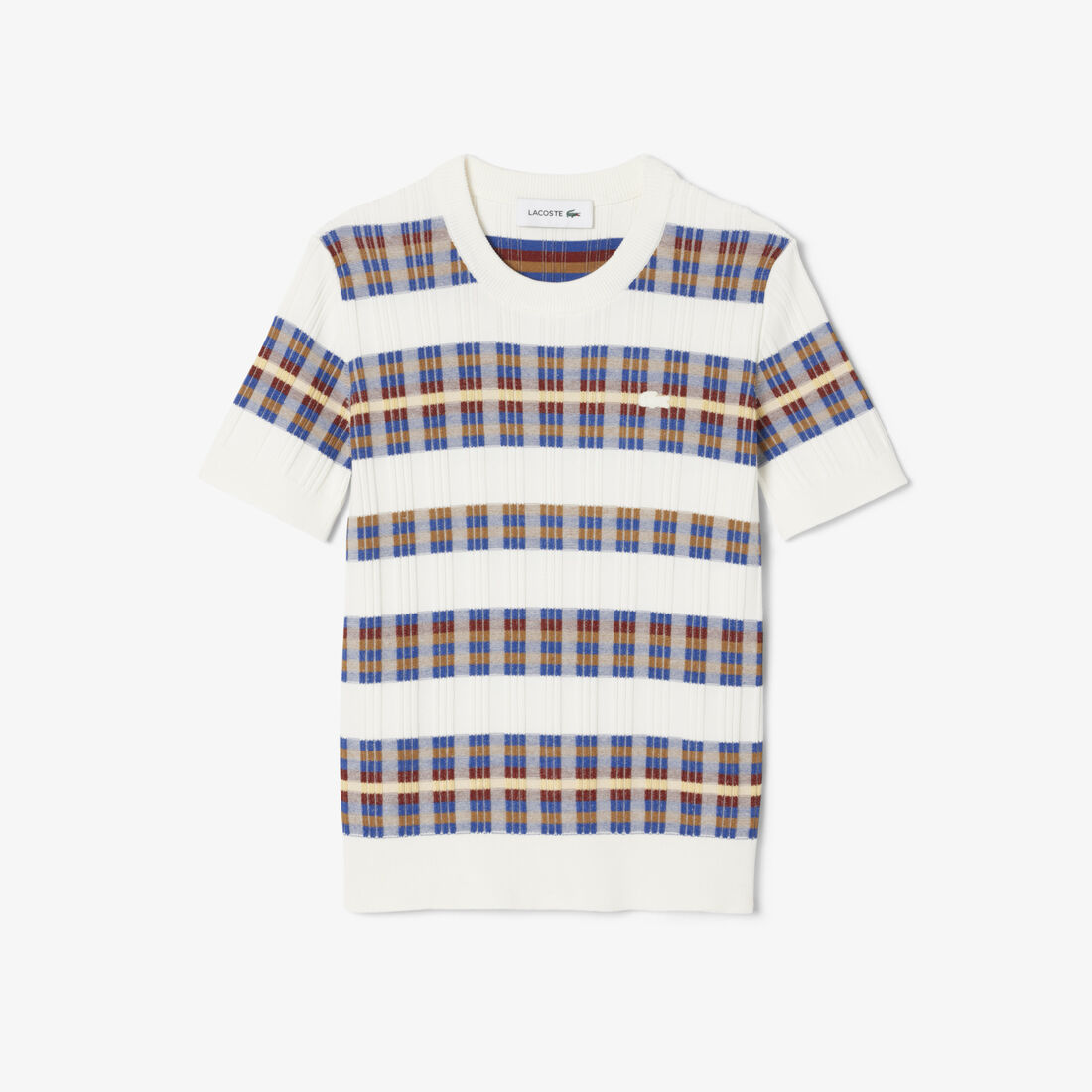 سترة محبوكة بأكمام قصيرة