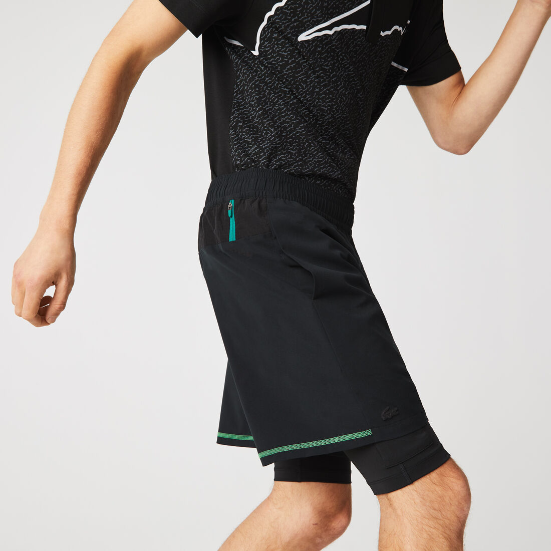 Men's Lacoste SPORT Layered Shorts Men's Lacoste SPORT Layered Shorts