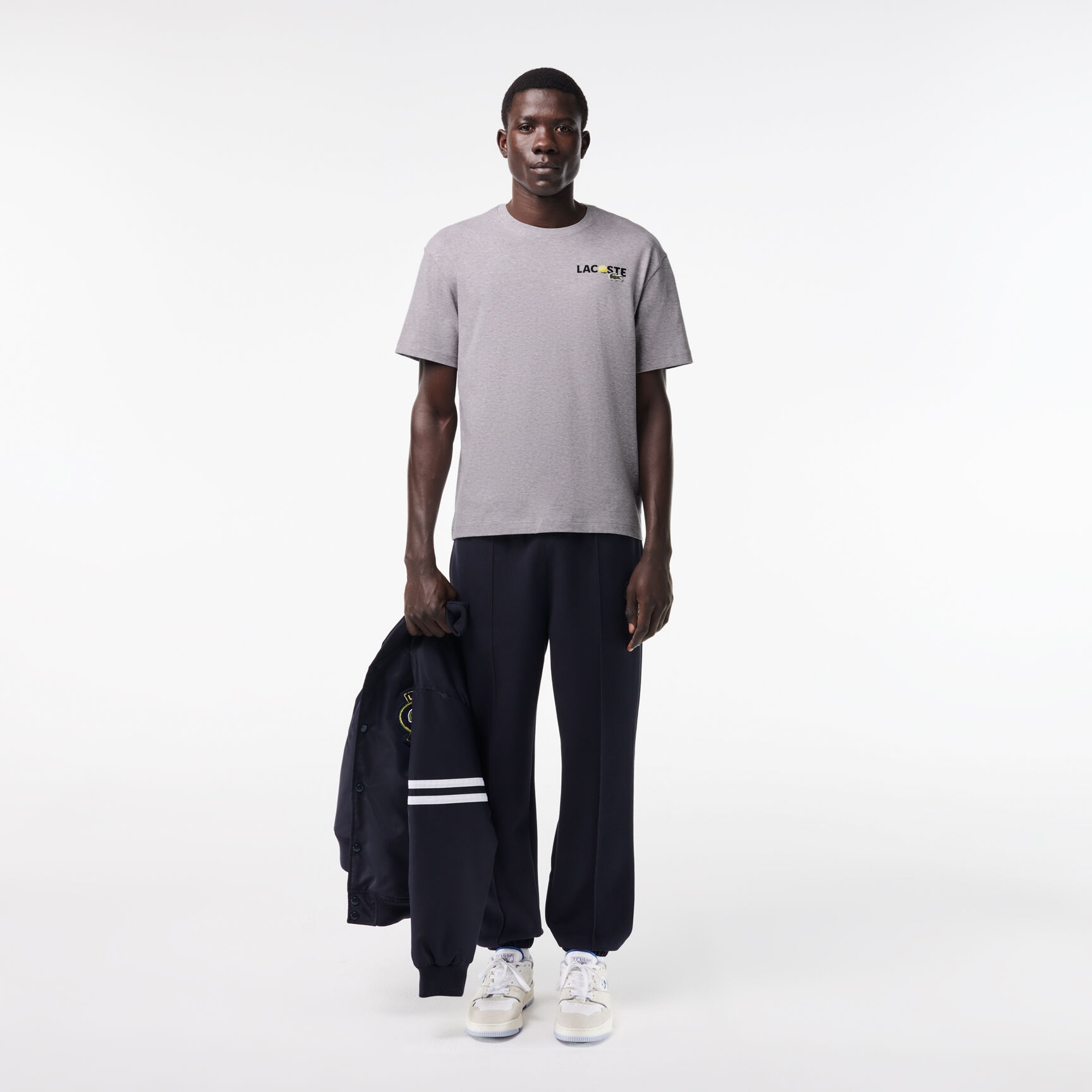 Heavy Cotton Jersey Back Print T-shirt