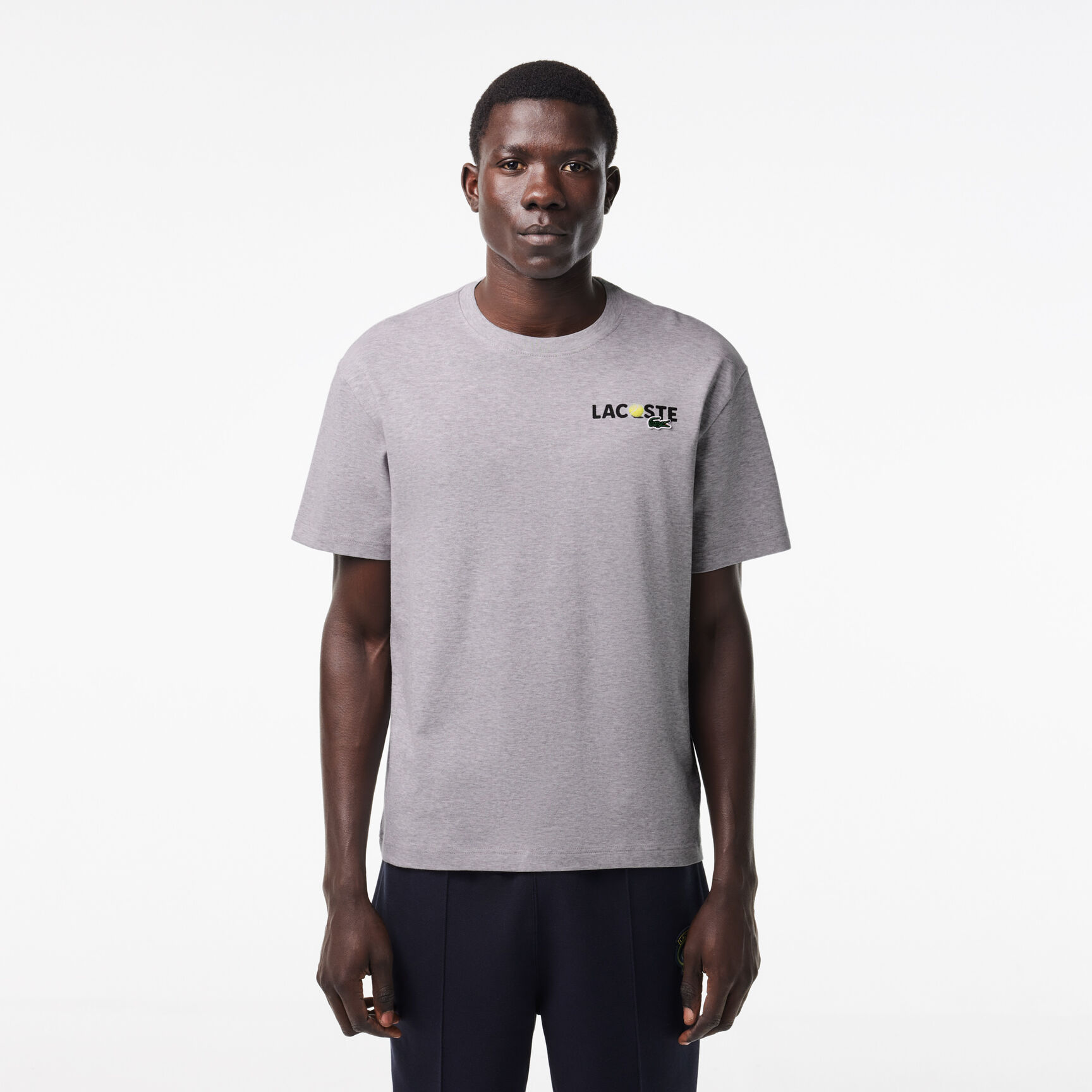 Heavy Cotton Jersey Back Print T-shirt