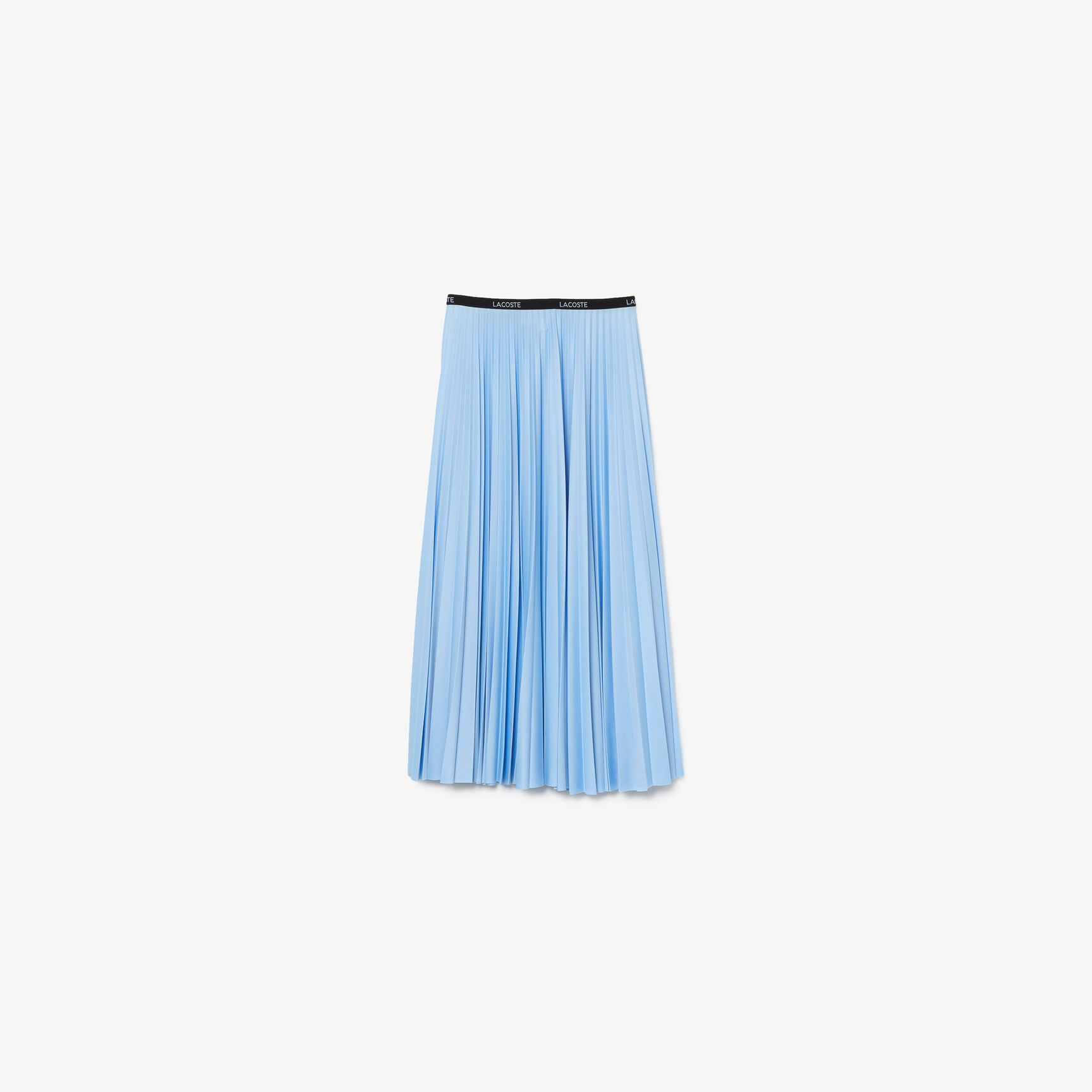 Women’s Lacoste Lettered Waist Mid-Length Pleated Skirt Women’s Lacoste Lettered Waist Mid-Length Pleated Skirt