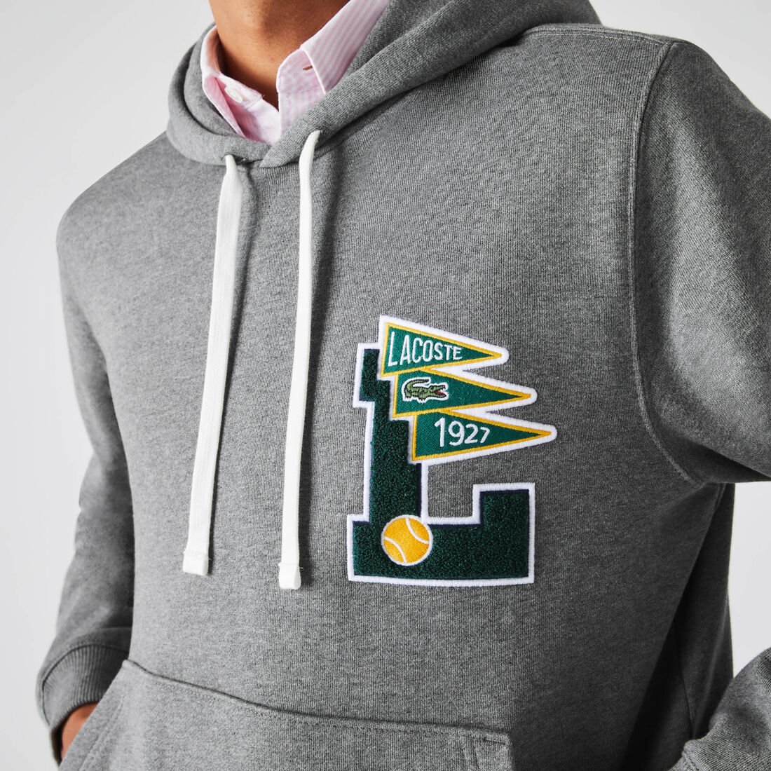 Men’s Pennants L Badge Hooded Cotton Fleece Sweatshirt Men’s Pennants L Badge Hooded Cotton Fleece Sweatshirt