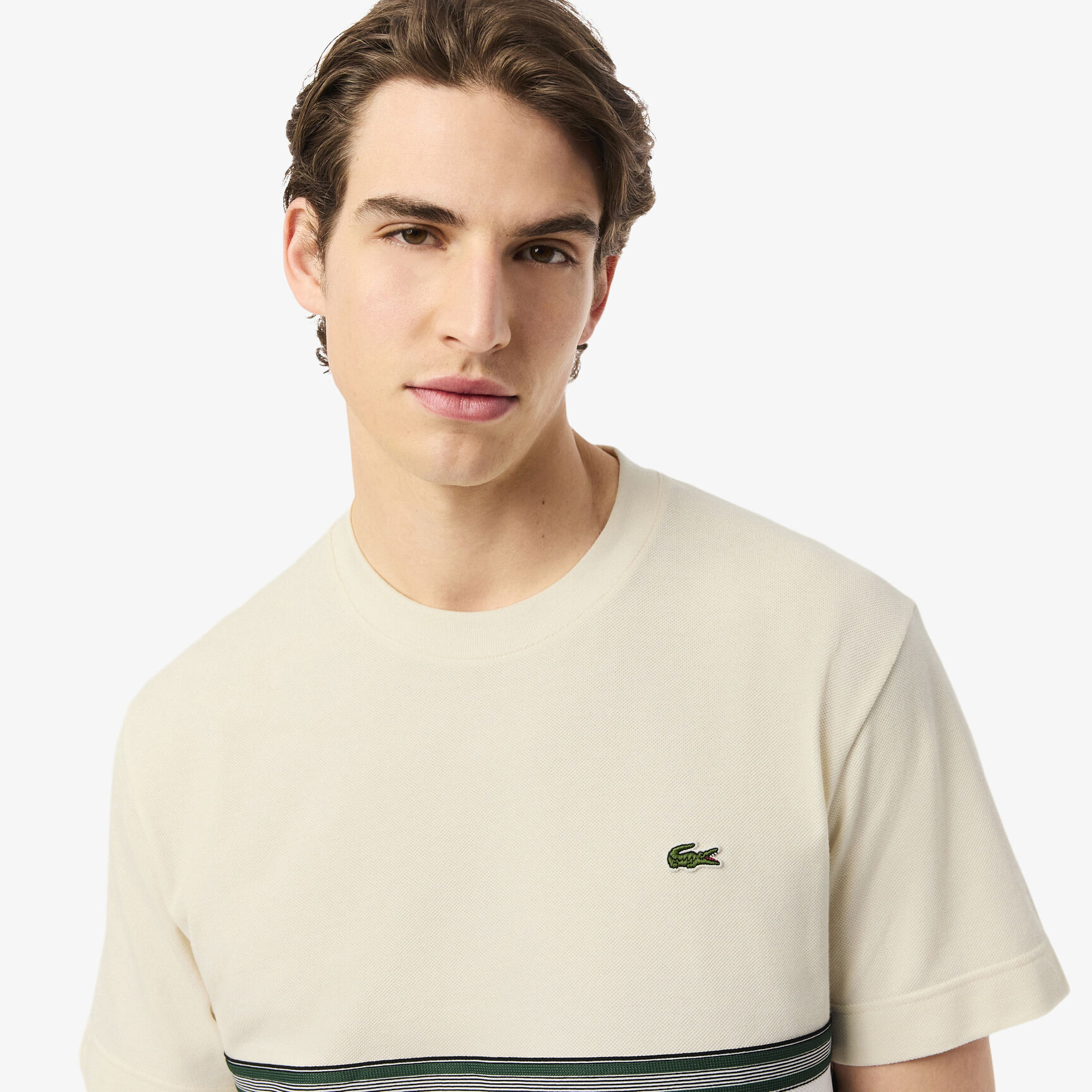 French Made Striped Band T-shirt