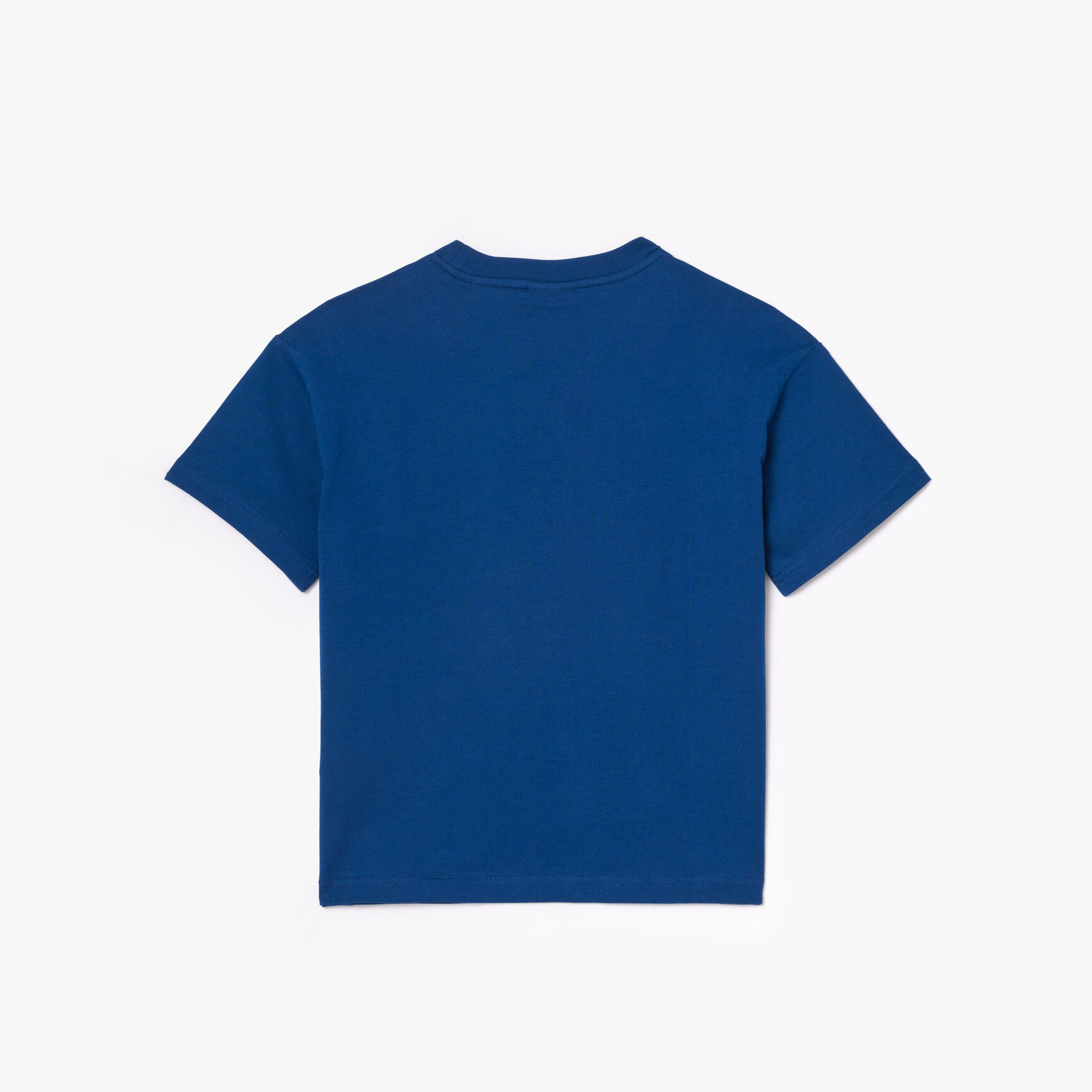 تي شيرت قطني بشارة بلون مغاير