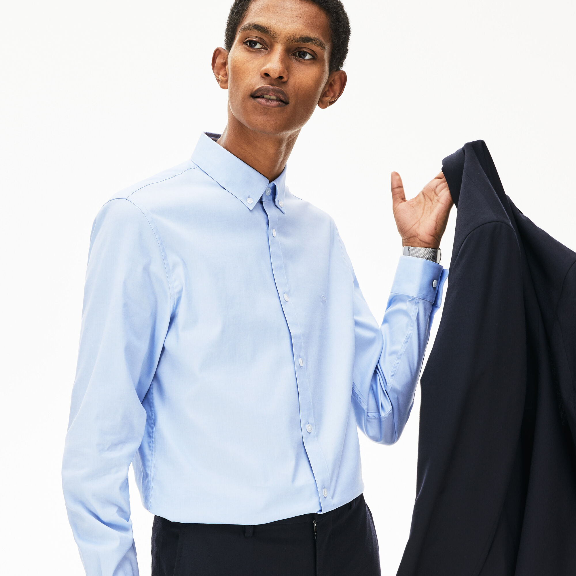 Men's Slim Fit Stretch Cotton Shirt Men's Slim Fit Stretch Cotton Shirt