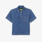 Oversized Lightweight Denim Polo Shirt