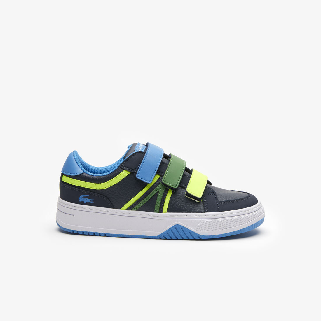 Children's Lacoste L001 Synthetic Tricolour Trainers