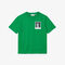 lacoste women s crew neck polaroid collaboration print cotton t shirt