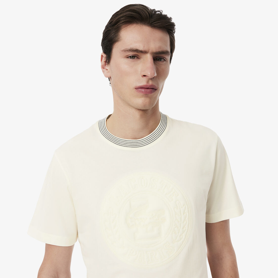 Embroidered Cotton Jersey T-shirt Embroidered Cotton Jersey T-shirt