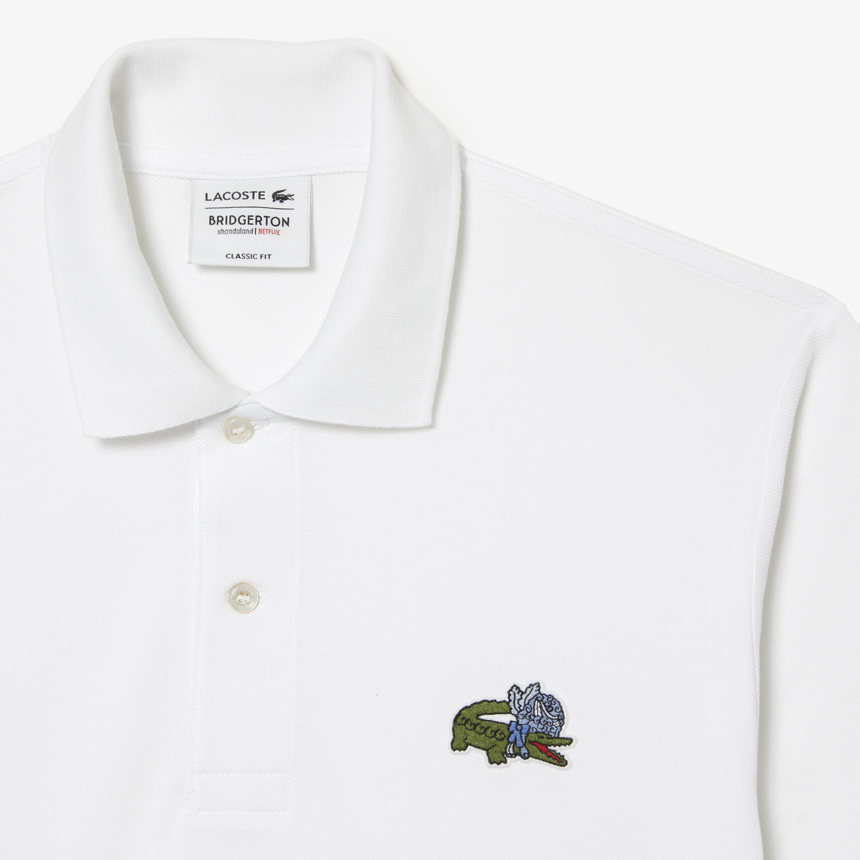 Men&rsquo;s Lacoste x Netflix Organic Cotton Polo Shirt