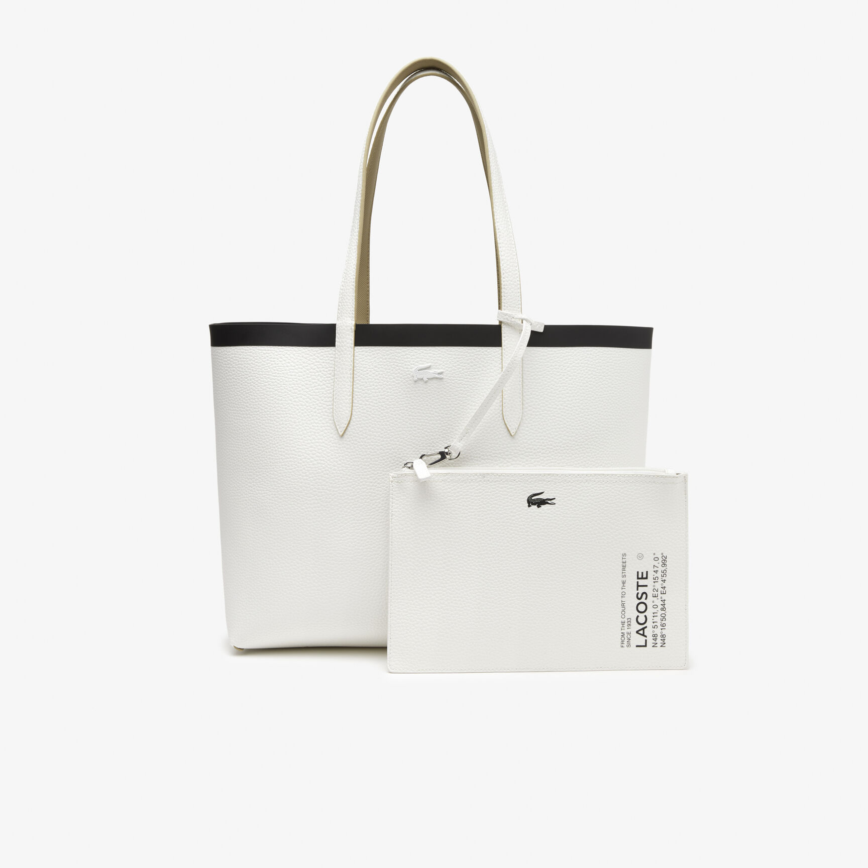 Women’s Lacoste Anna Reversible Tote with Zipped Pouch