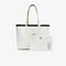 Women’s Lacoste Anna Reversible Tote with Zipped Pouch women s lacoste anna reversible tote with zipped pouch