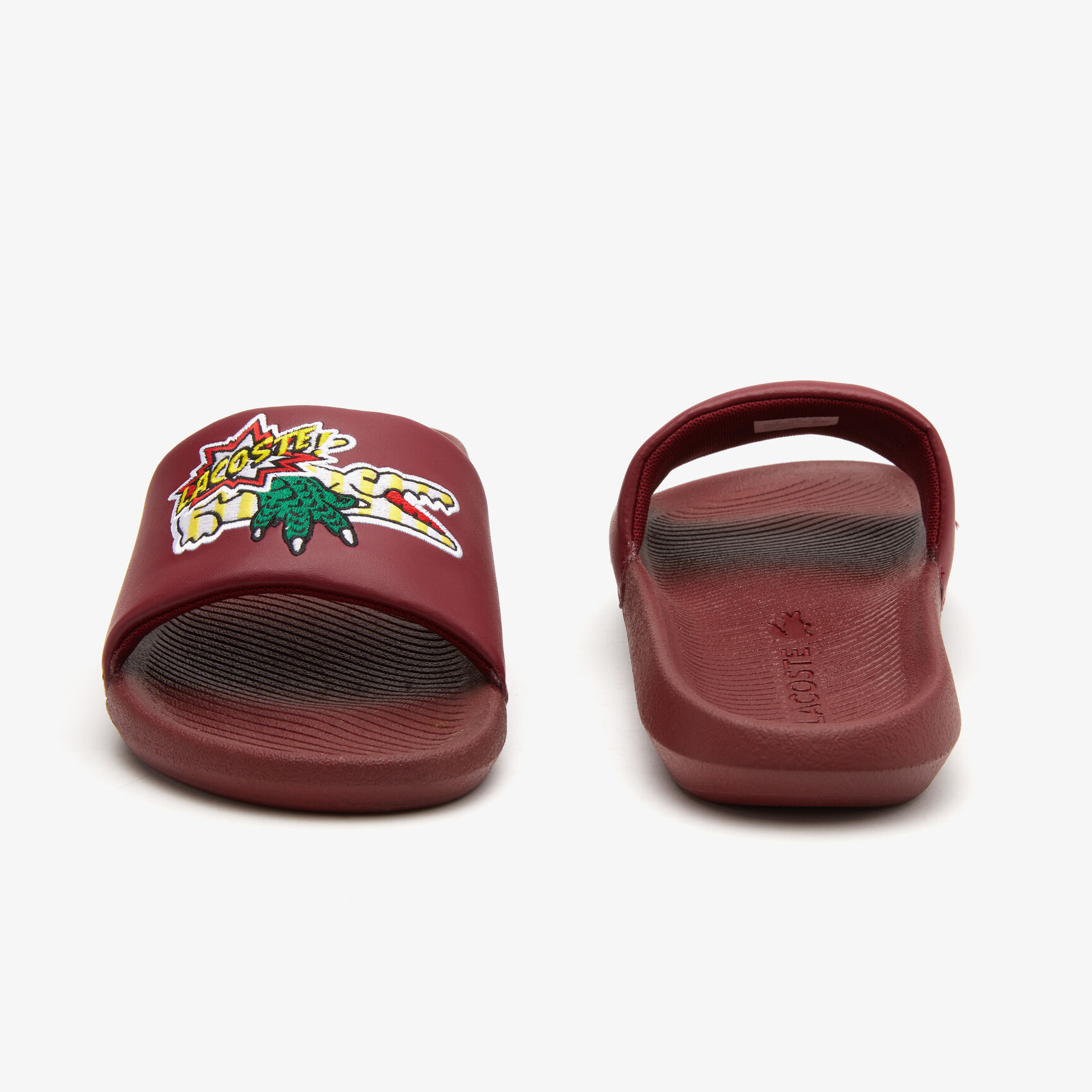 Men's Lacoste Croco Synthetic Slides