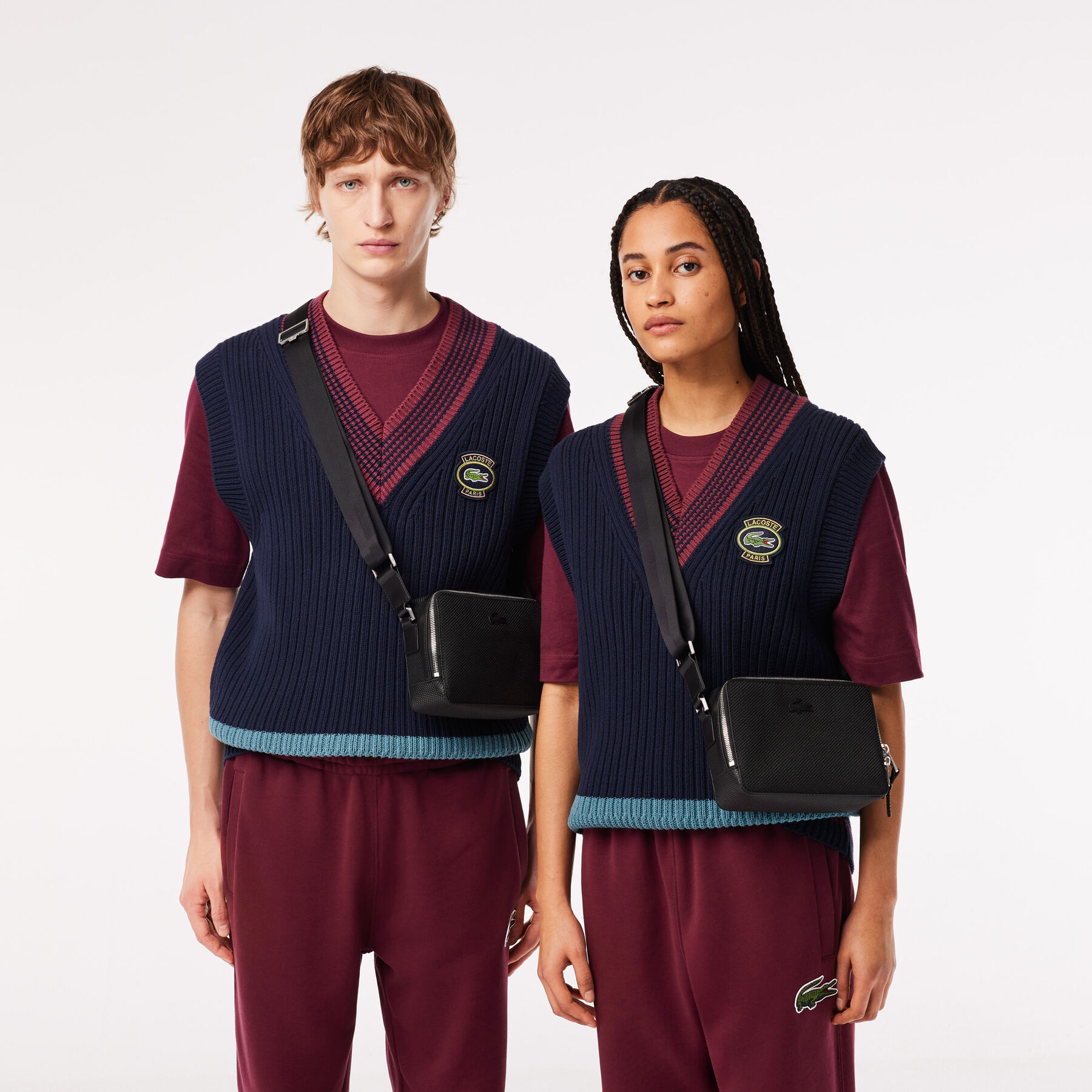 Small Chantaco Leather Reporter Bag lacoste small chantaco leather reporter bag