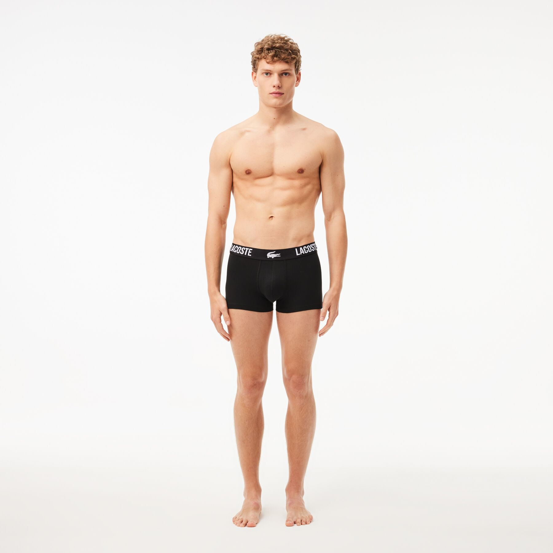Men's Lacoste Branded Jersey Trunk Three-Pack men s lacoste branded jersey trunk three pack