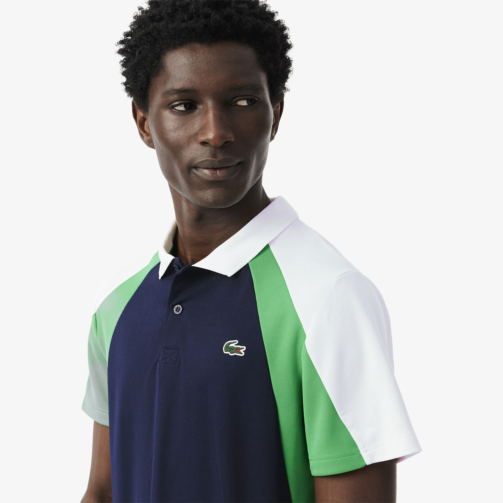 Colour-Block Printed Sport Polo Shirt Colour-Block Printed Sport Polo Shirt
