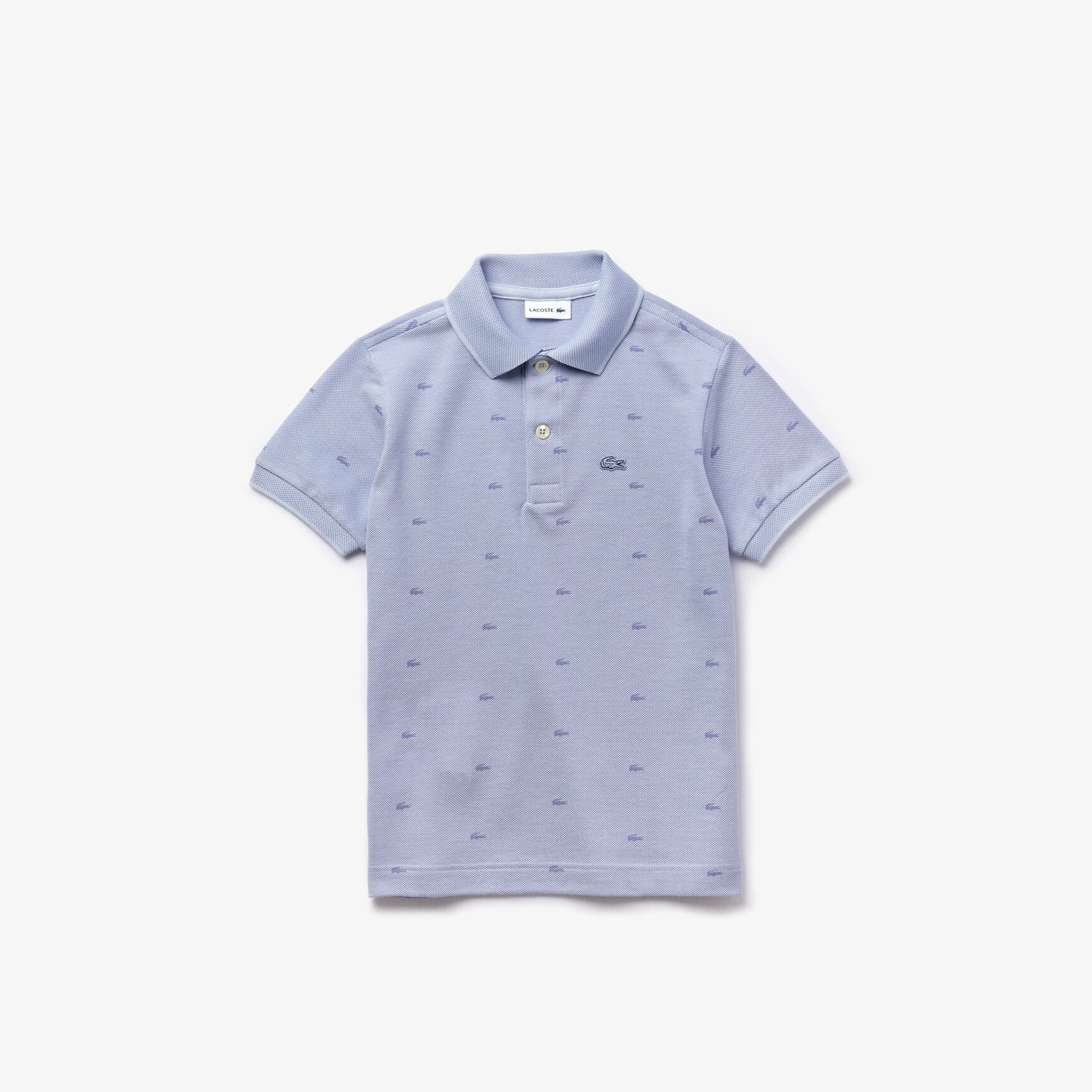 Boy’s Printed Lacoste Polo Shirt