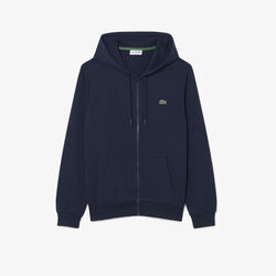 Classic Fit Zipped Fleece Sweatshirt