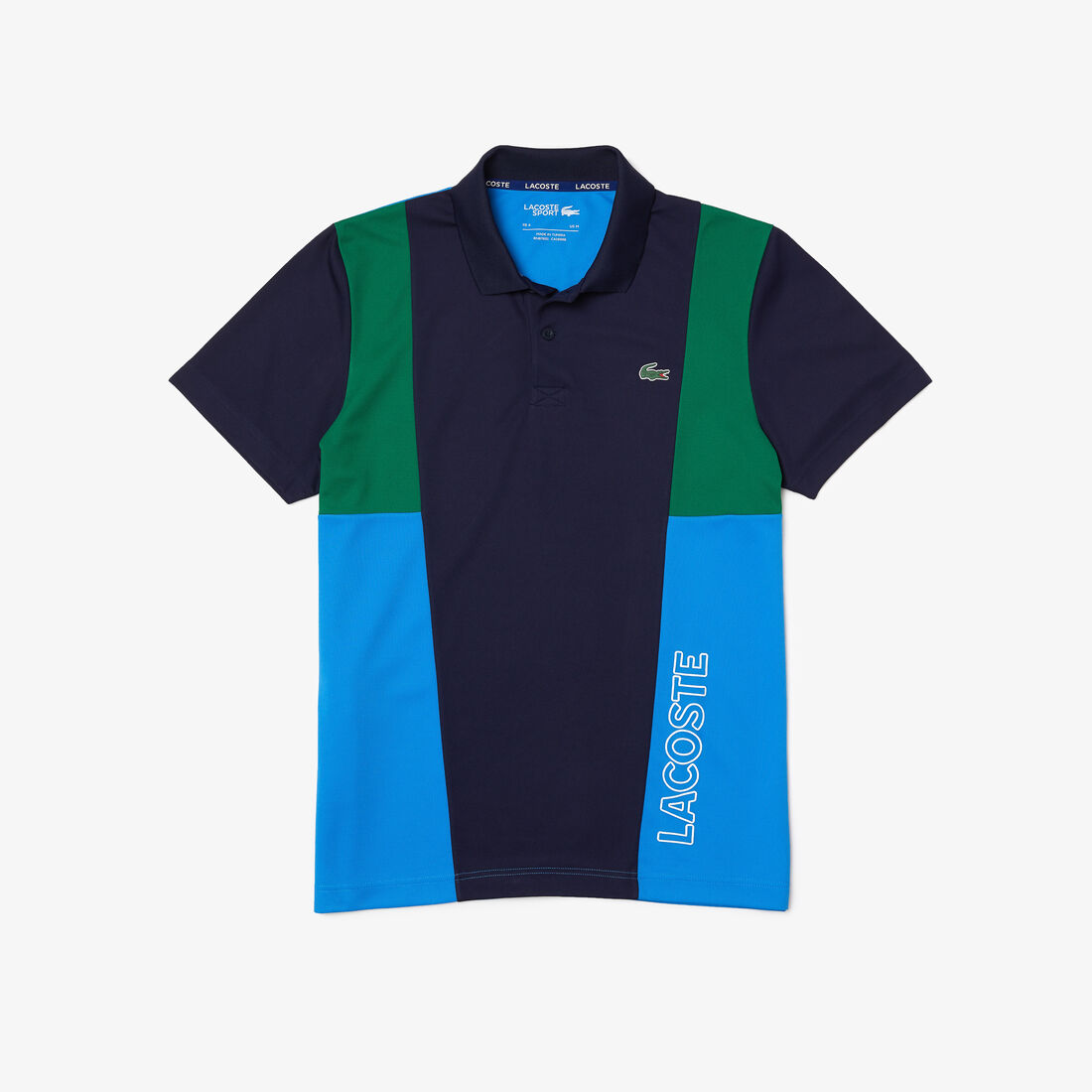 Men's Lacoste SPORT Graphic Breathable And Resistant Piqué Polo Shirt Men's Lacoste SPORT Graphic Breathable And Resistant Piqué Polo Shirt