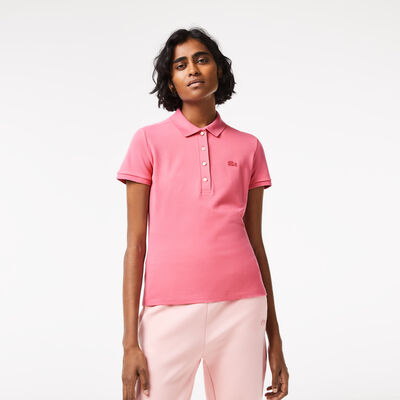 Women's Lacoste Slim Fit Stretch Cotton Piqué Polo Shirt