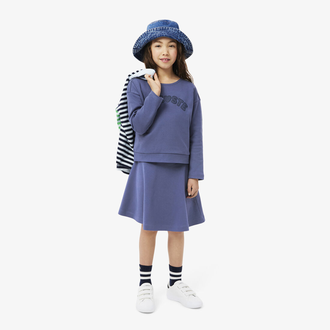 Elastic Waist Interlock Skirt