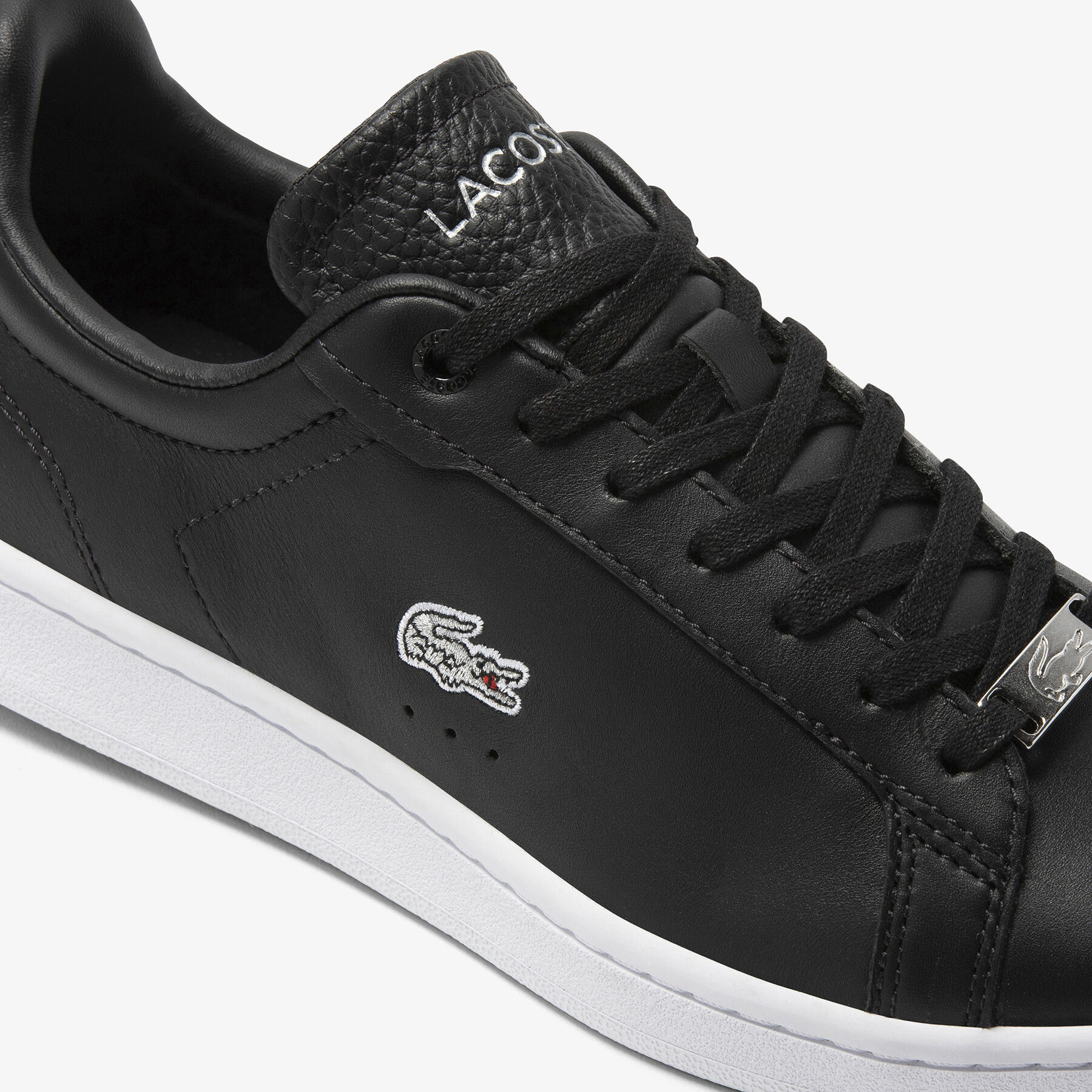 women s lacoste carnaby pro leather trainers