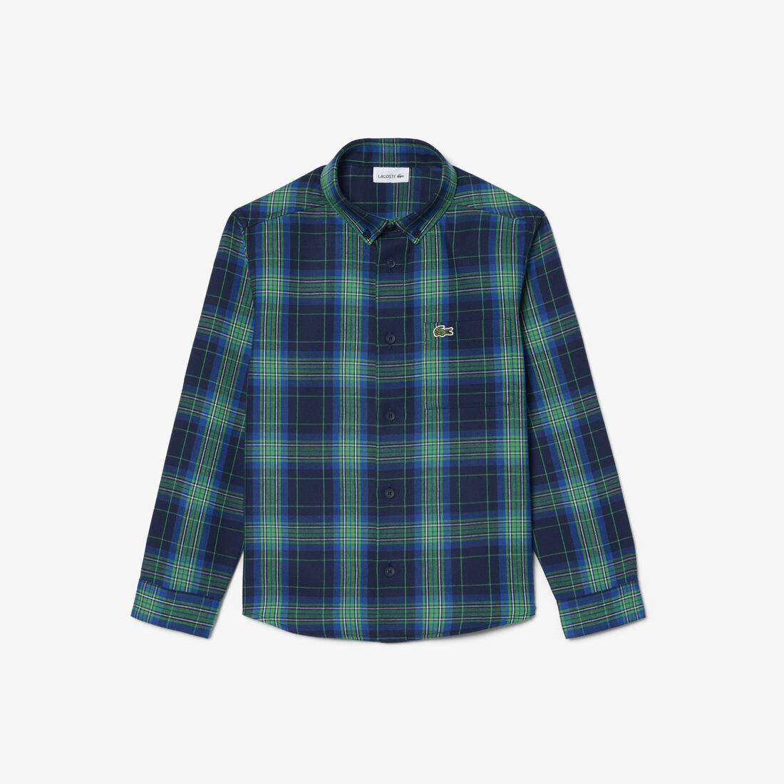 Cotton Twill Plaid Shirt
