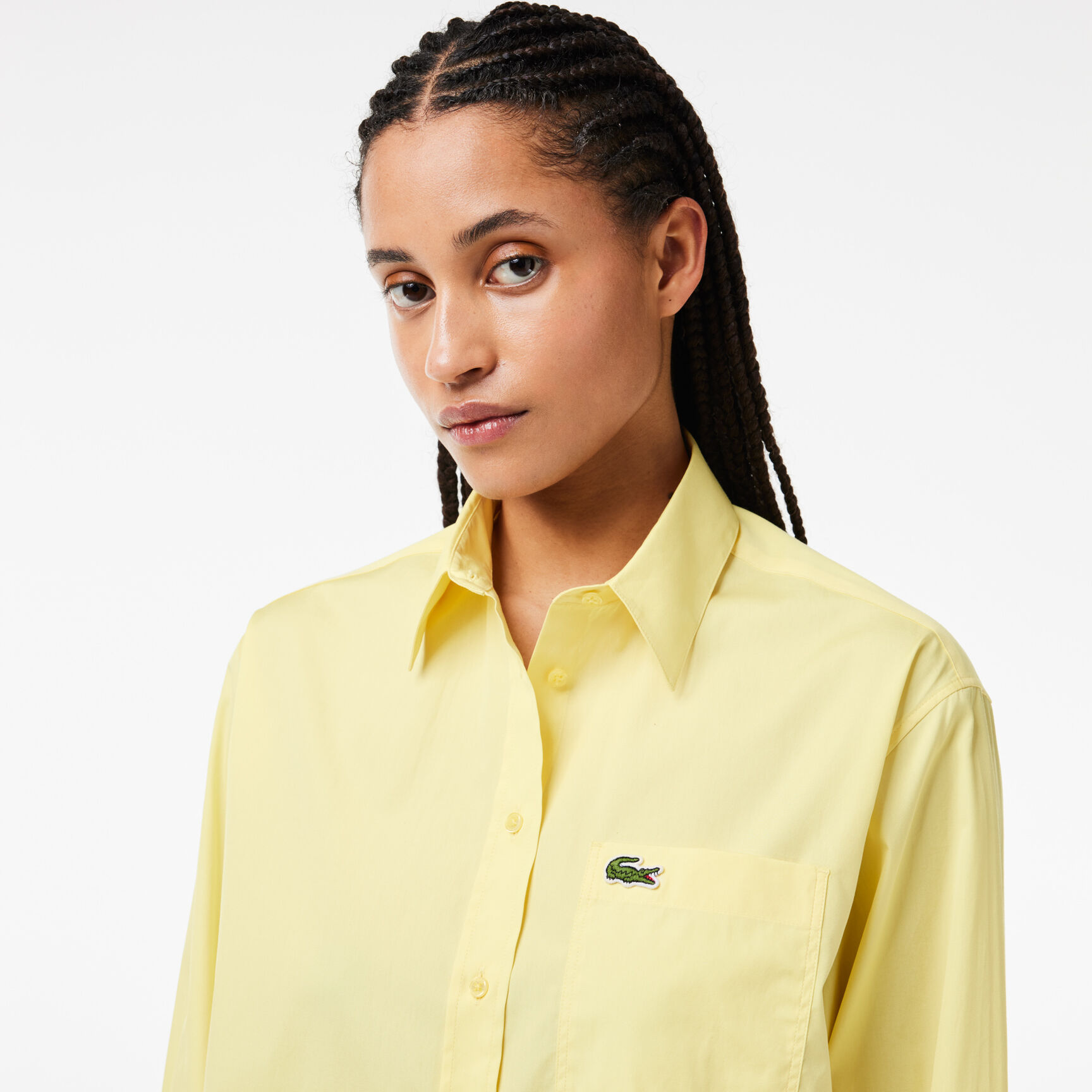 Oversized Fit Cotton Poplin Shirt