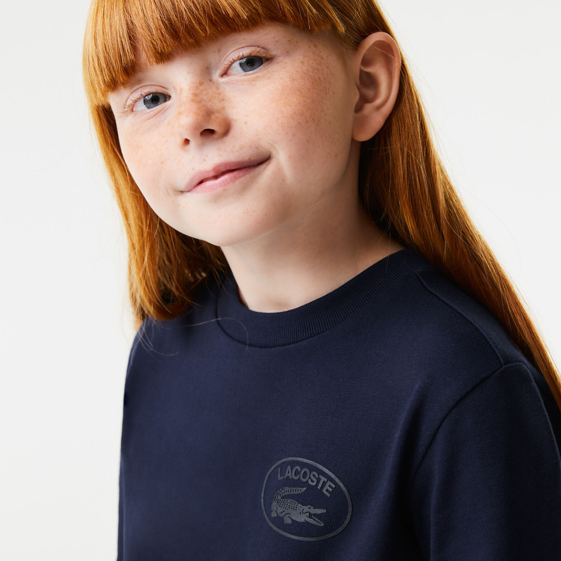 Girls' Lacoste Contrast Waist Cotton Jersey Dress girls lacoste contrast waist cotton jersey dress