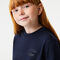Girls' Lacoste Contrast Waist Cotton Jersey Dress girls lacoste contrast waist cotton jersey dress