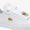 Women's Lacoste Carnaby Pro Leather Metallic Detailing Trainers
