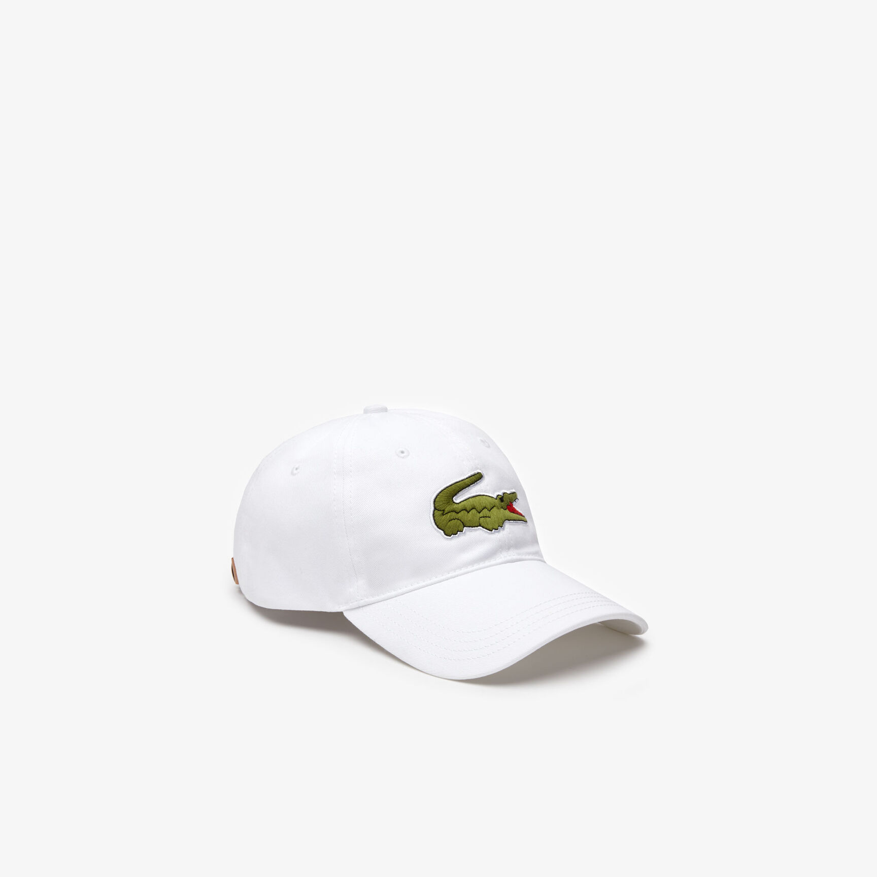 Men's Contrast Strap And Oversized Crocodile Cotton Cap Men's Contrast Strap And Oversized Crocodile Cotton Cap