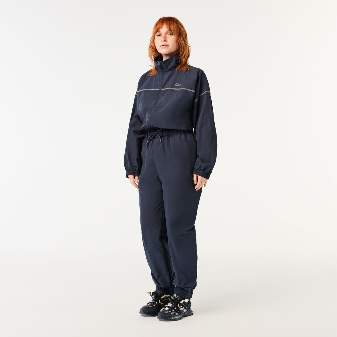 Women’s Lacoste Zipped Nylon Jumpsuit Women’s Lacoste Zipped Nylon Jumpsuit