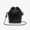 Women's Chantaco Matte Piqué Leather Drawstring Bucket Bag lacoste women s chantaco matte piqu leather drawstring bucket bag