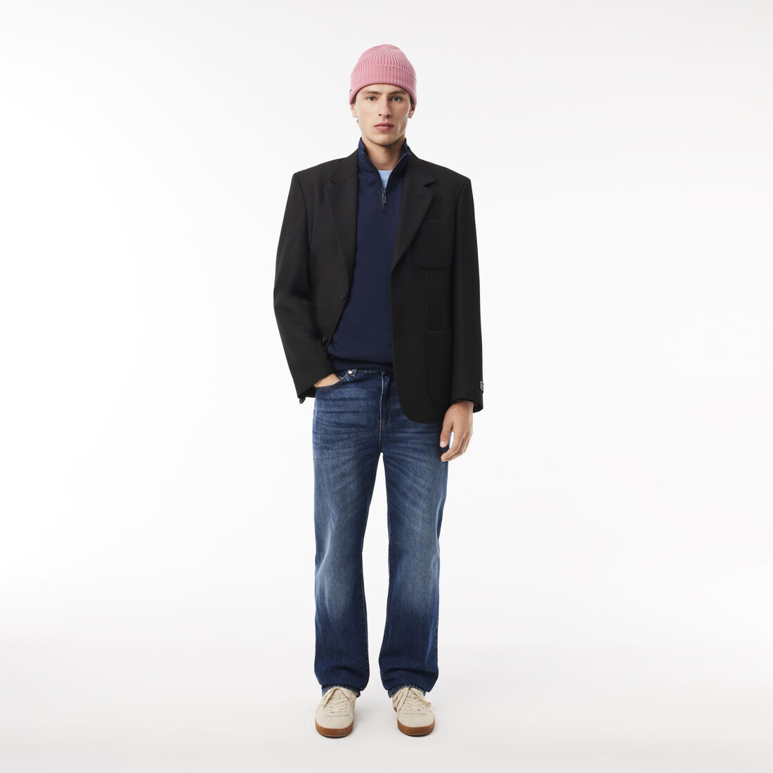 Rib Knit Brushed Wool Beanie Rib Knit Brushed Wool Beanie