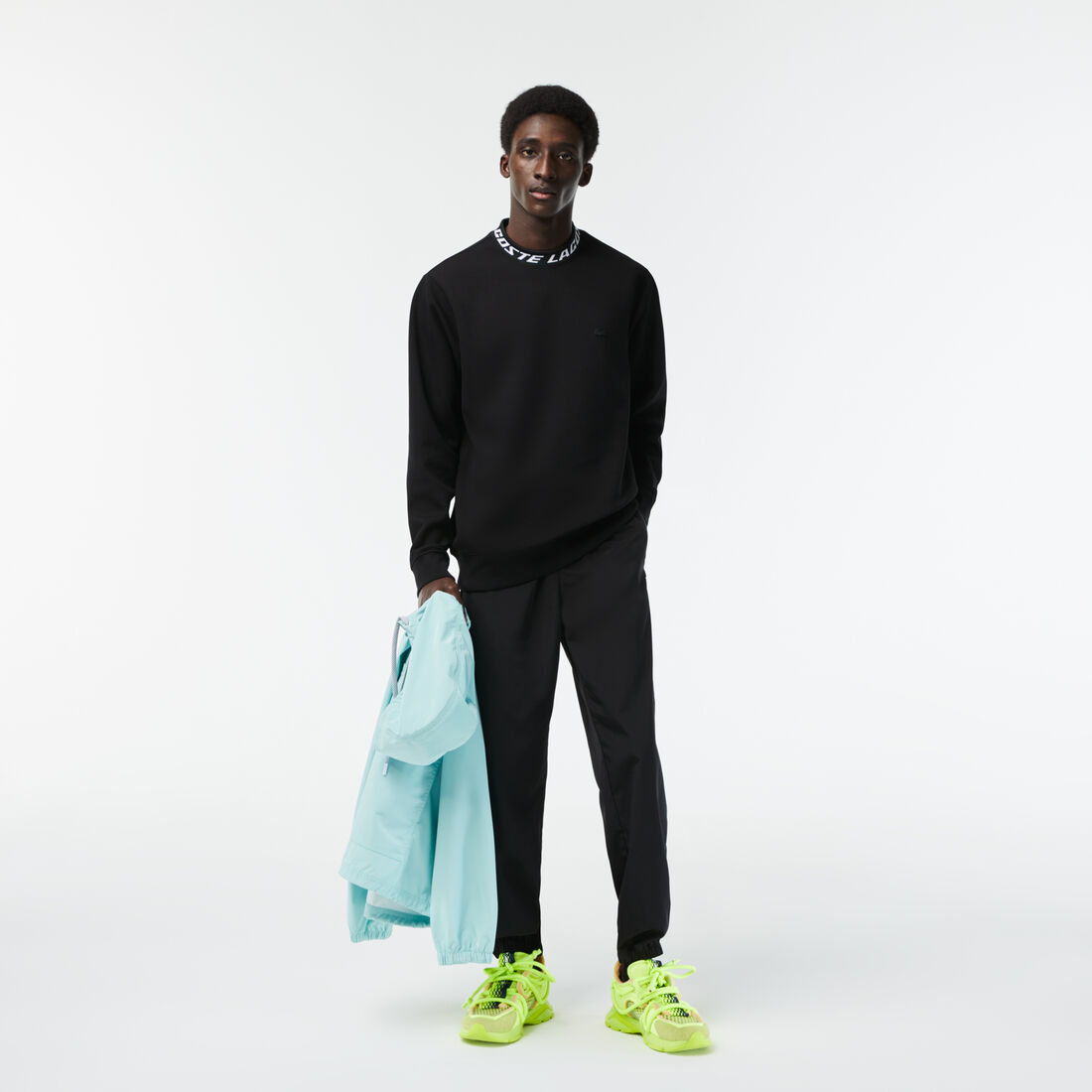 Men's Lacoste Double Sided Logo Collar Sweatshirt Men's Lacoste Double Sided Logo Collar Sweatshirt