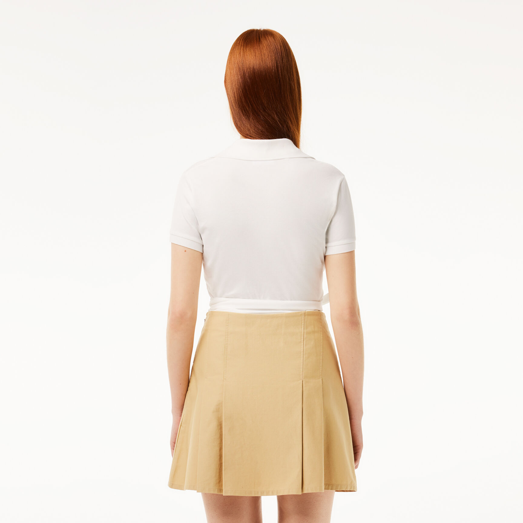 Crossover Stretch Pique Polo Shirt