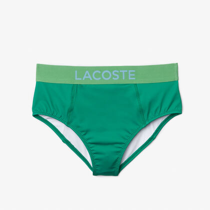 قطعة بيكيني سفلية بطبعة Lacoste للنساء