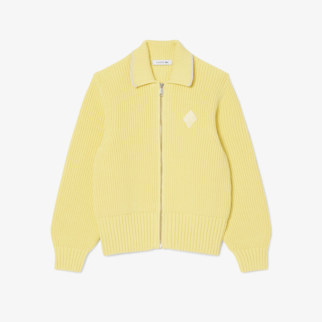 سترة مزينة بسحاب وشارة قطنية سترة مزينة بسحاب وشارة قطنية