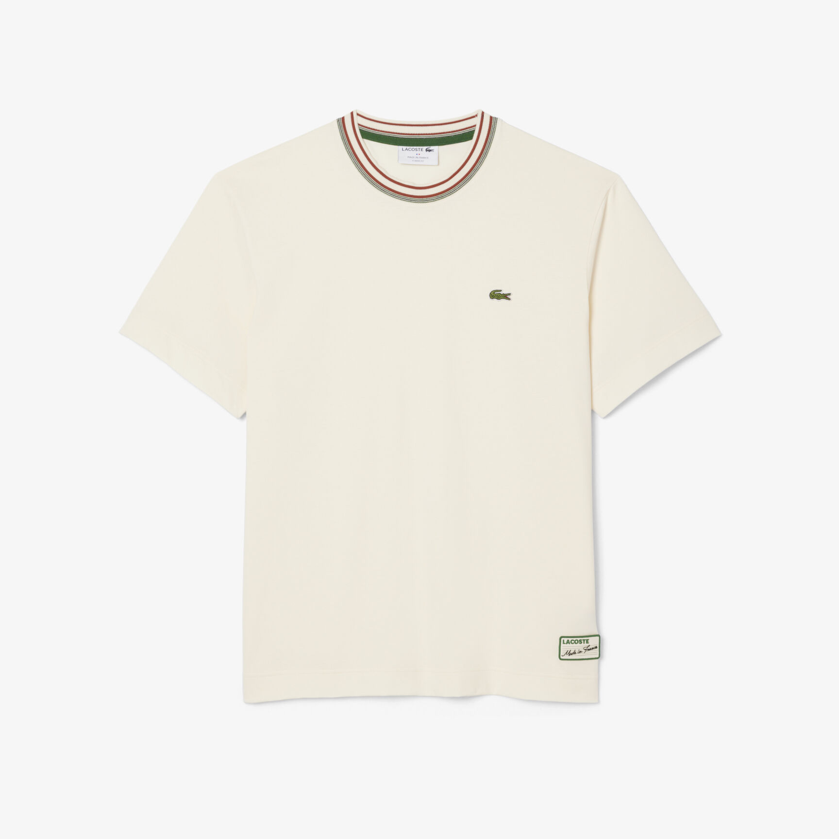 French Made Stripe Neck T-shirt