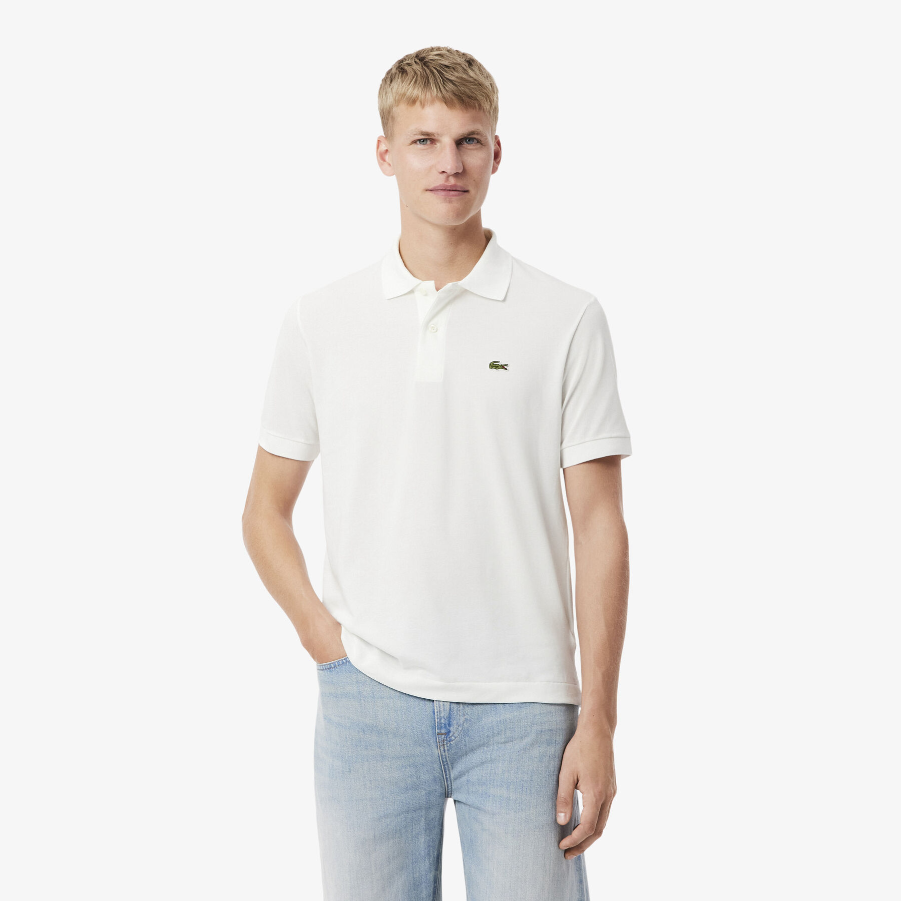 Classic Fit L.12.12 LIGHT Pique Polo Shirt lacoste classic fit l 12 12 light pique polo shirt