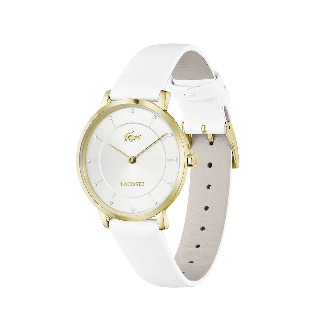 Lacoste Crocorigin Women's White Dial Watch Lacoste Crocorigin Women's White Dial Watch