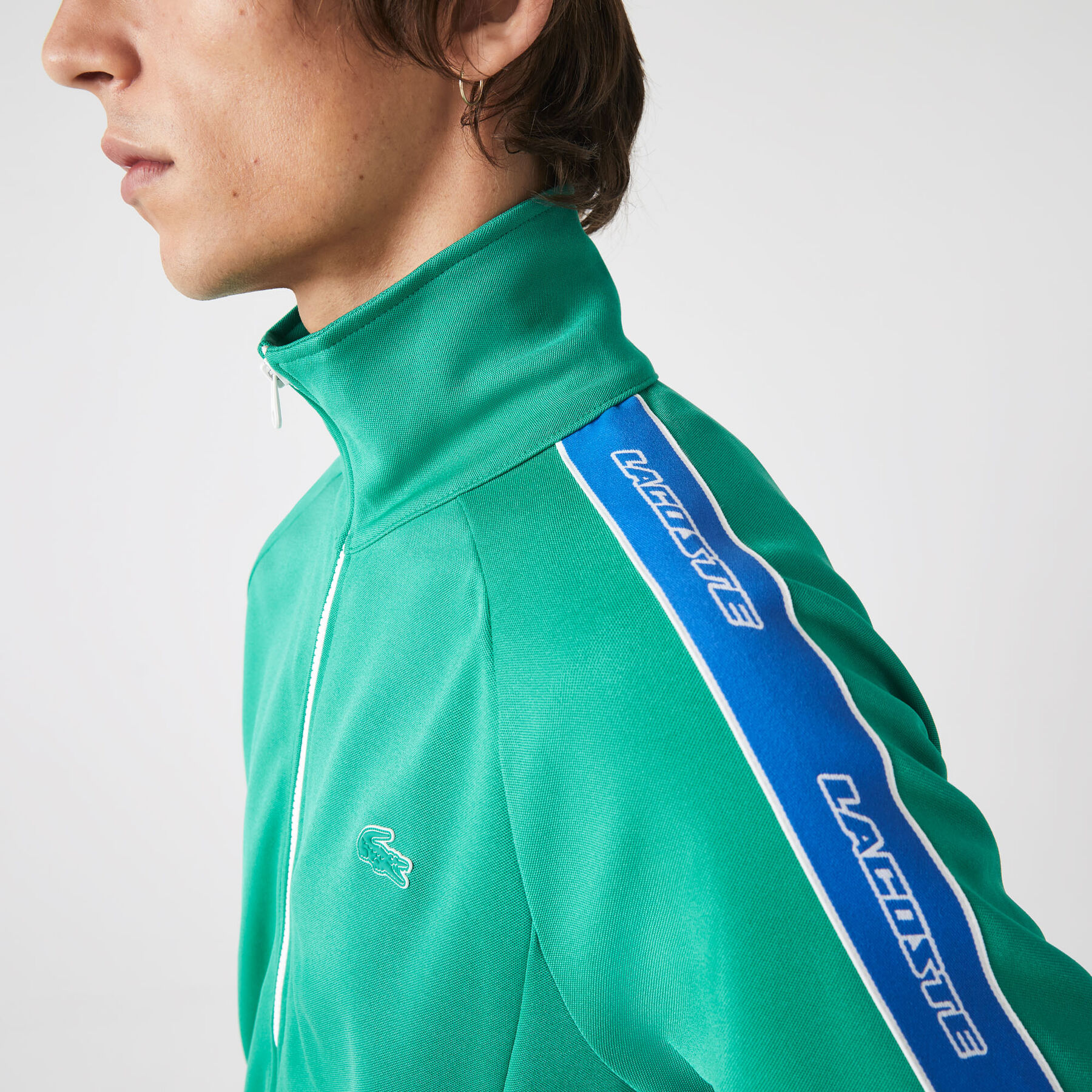 Men's Lacoste Héritage High Neck Zip Sweatshirt men s lacoste h ritage high neck zip sweatshirt