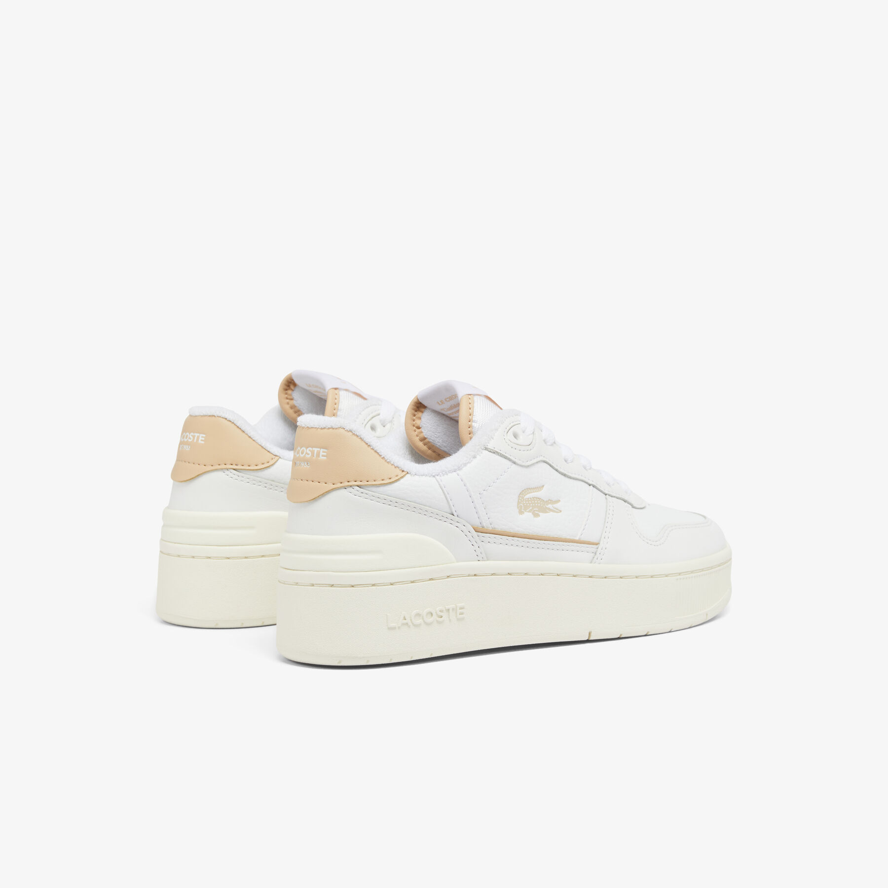 Women's T-Clip Platform Trainers lacoste women s t clip platform trainers